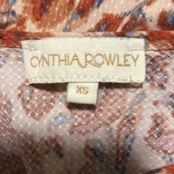 NORDSTROM CYNTHIA ROWLEY TOP XS - Picture 4 of 11